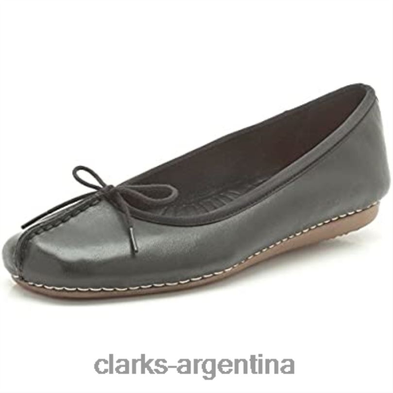 Clarks mujer 2FZPZ249 Bailarinas Clarks Freckle Ice de ante lila para mujer gamuza lila