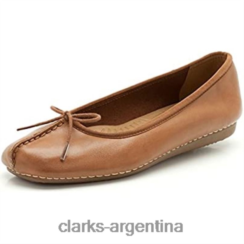 Clarks mujer 2FZPZ249 Bailarinas Clarks Freckle Ice de ante lila para mujer gamuza lila