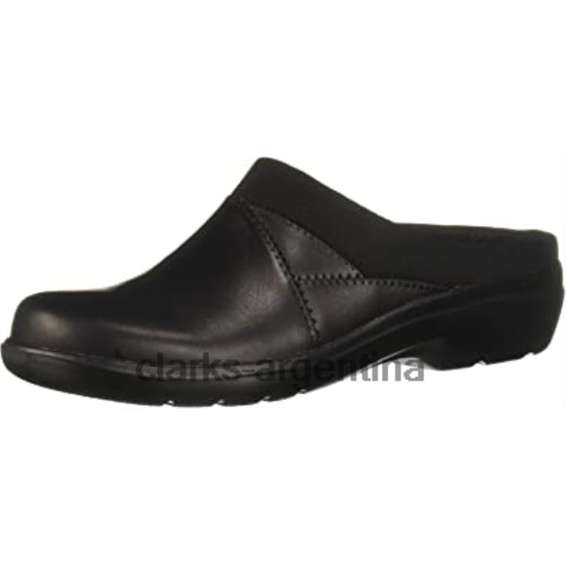 Clarks mujer 2FZPZ2765 zueco sashlyn mujer clarks cuero negro cuero negro