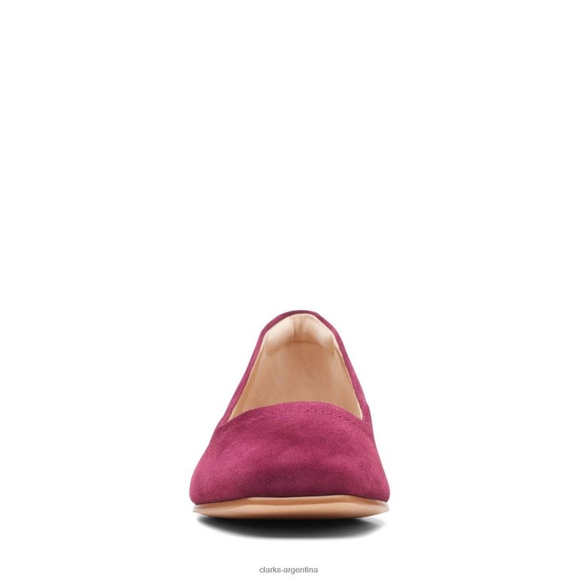 Clarks mujer 2FZPZ3119 seren 30 corte clarks merlot ante ante merlot