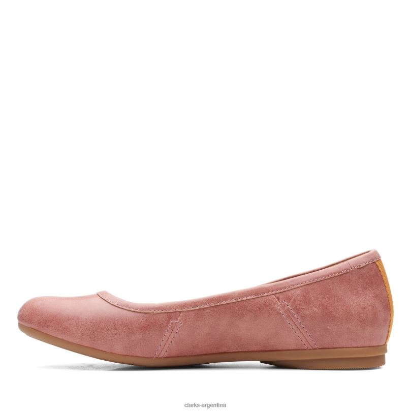 Clarks mujer 2FZPZ3304 rosa clarks canebay llanura rosa