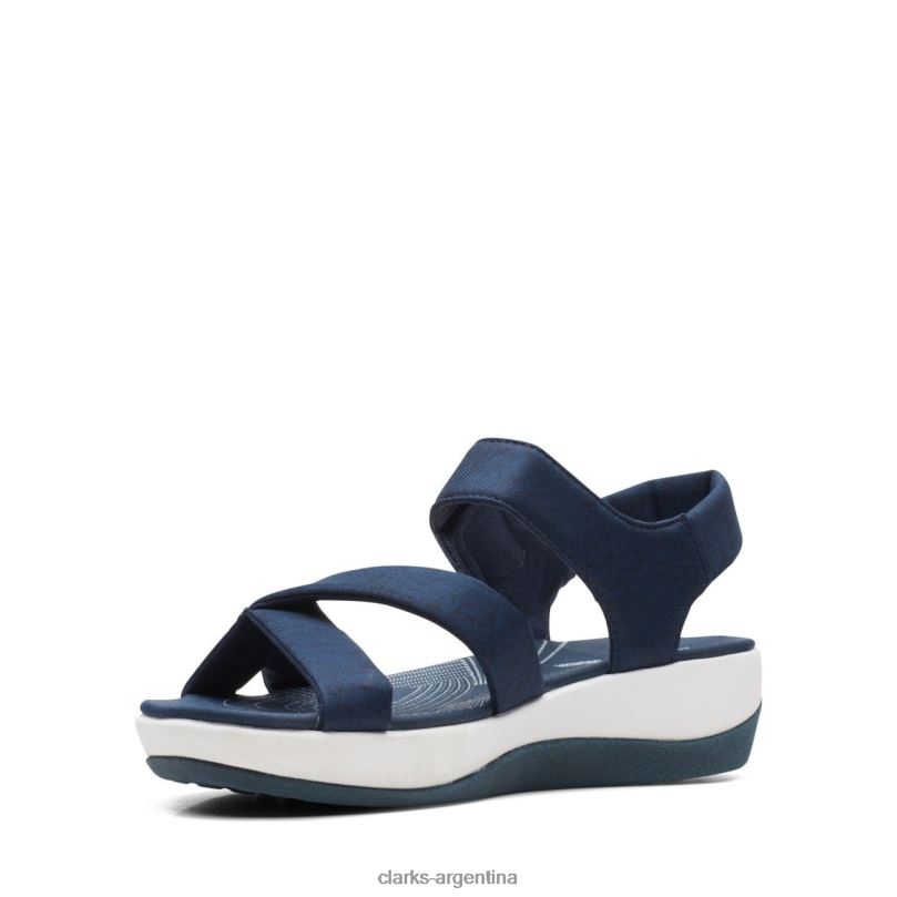Clarks mujer 2FZPZ3384 Clarks textil azul marino Arla Gracie textil azul marino