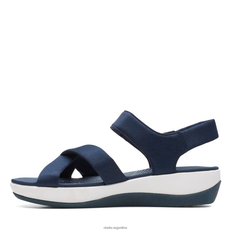 Clarks mujer 2FZPZ3384 Clarks textil azul marino Arla Gracie textil azul marino