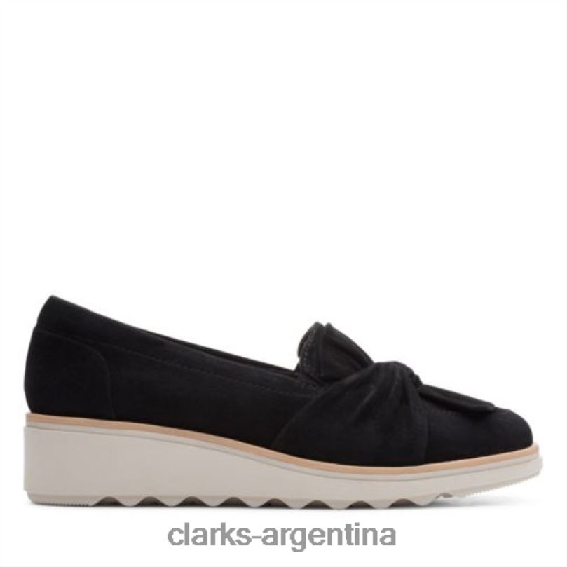 Clarks mujer 2FZPZ3878 clarks sharon dasher ante negro ante negro