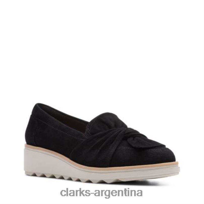 Clarks mujer 2FZPZ3878 clarks sharon dasher ante negro ante negro