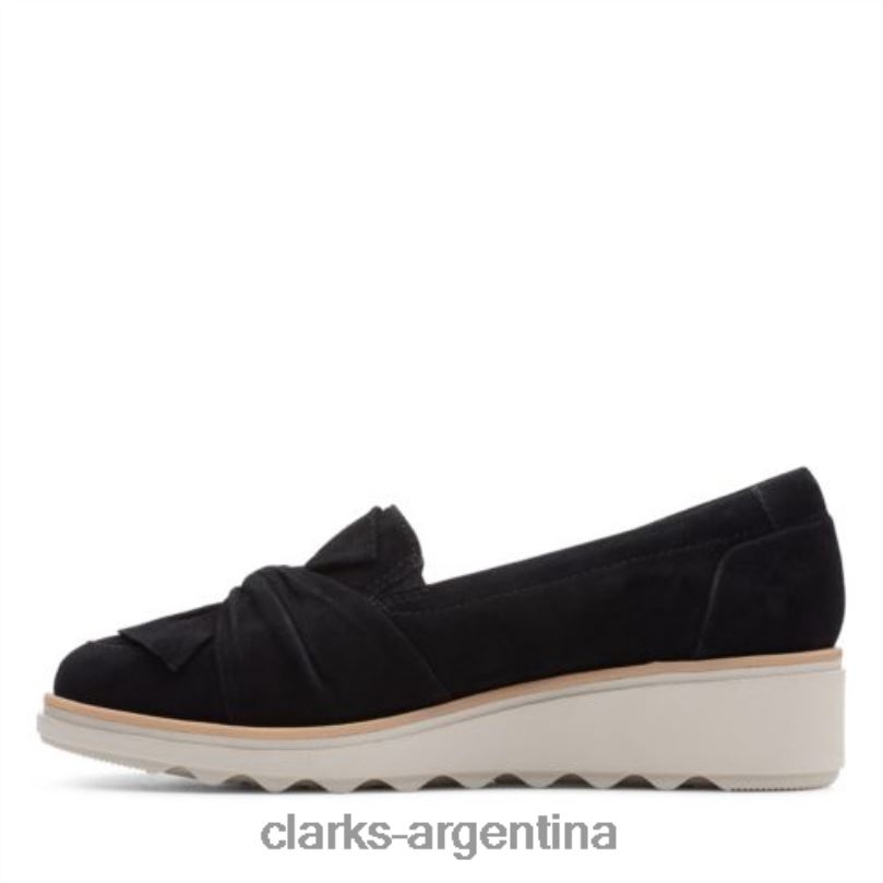Clarks mujer 2FZPZ3878 clarks sharon dasher ante negro ante negro