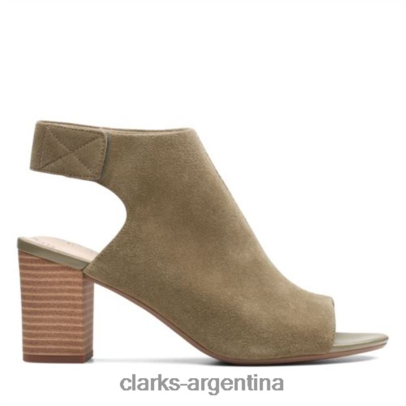 Clarks mujer 2FZPZ3881 clarks oliva deva campana aceituna