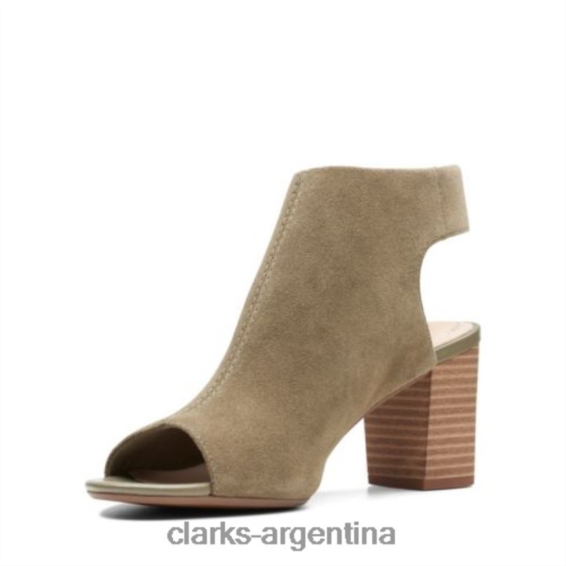 Clarks mujer 2FZPZ3881 clarks oliva deva campana aceituna