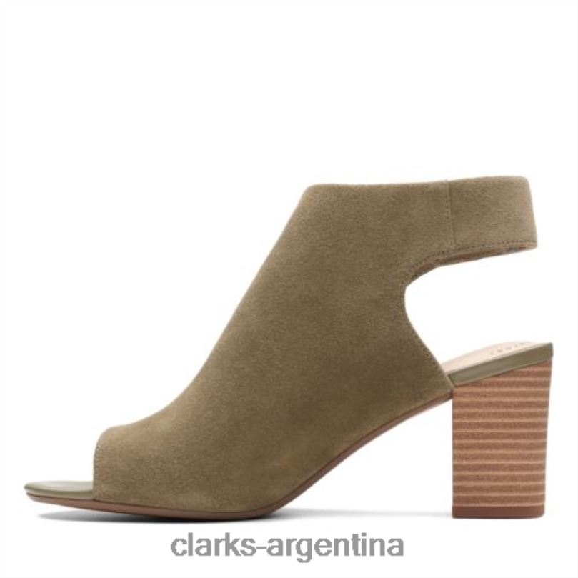 Clarks mujer 2FZPZ3881 clarks oliva deva campana aceituna