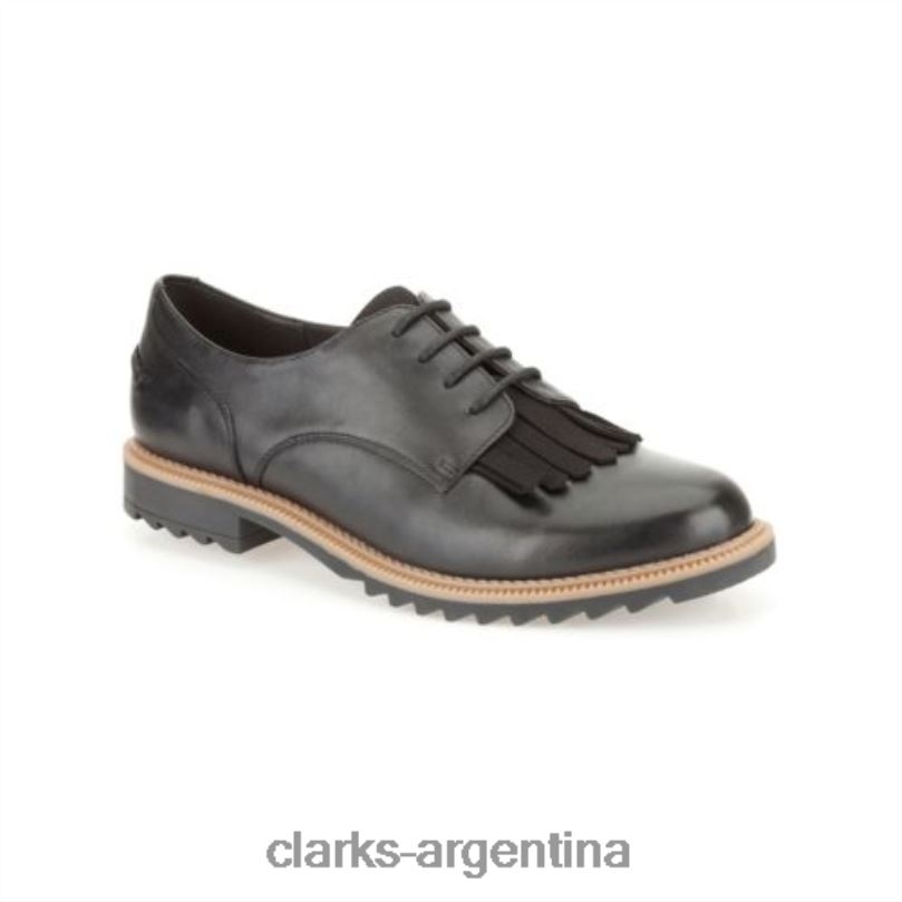 Clarks mujer 2FZPZ3885 griff mabel clarks cuero negro cuero negro