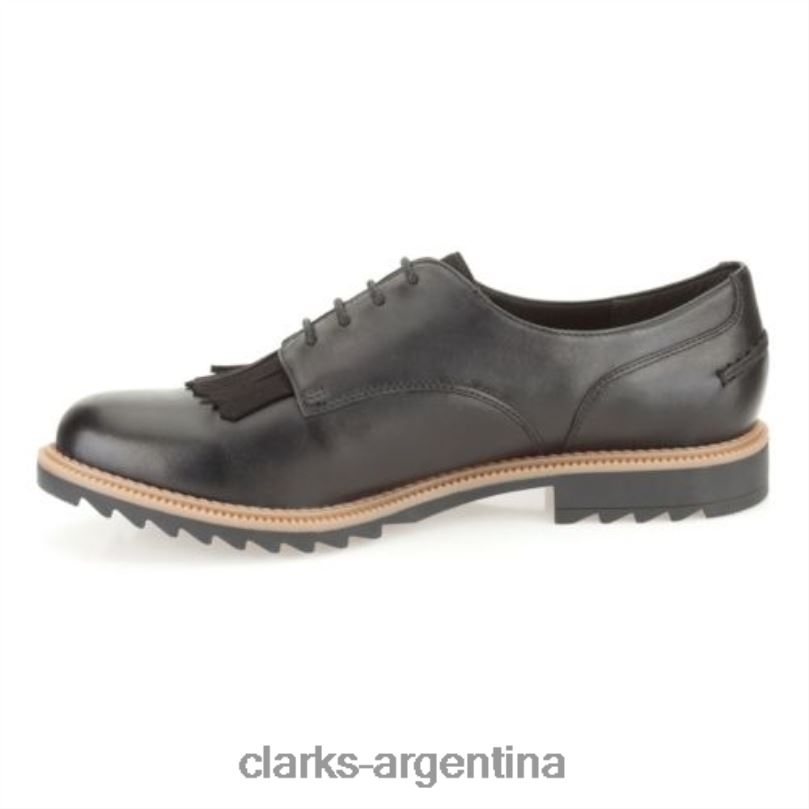 Clarks mujer 2FZPZ3885 griff mabel clarks cuero negro cuero negro