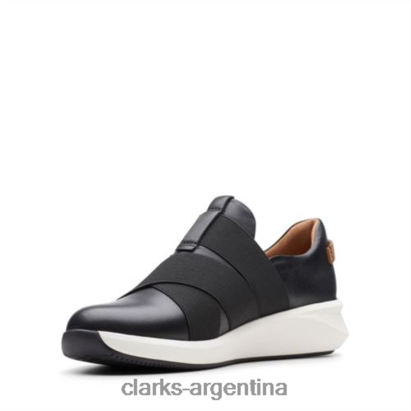 Clarks mujer 2FZPZ3893 clarks correa un rio cuero negro cuero negro