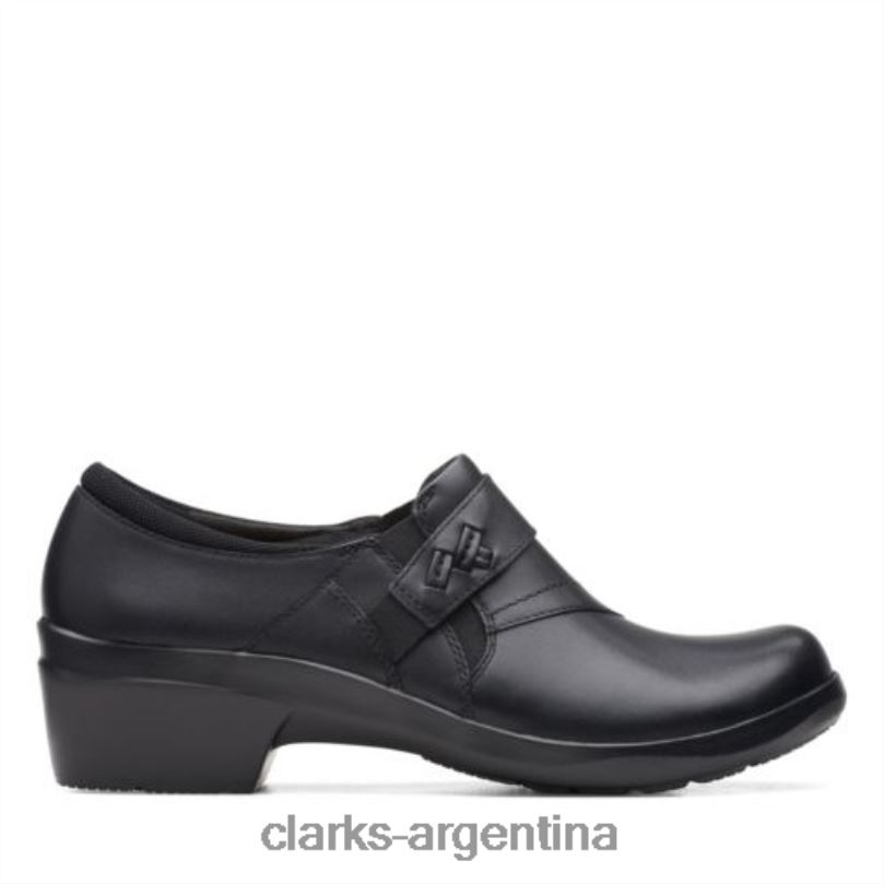 Clarks mujer 2FZPZ3894 angie perla cuero negro clarks cuero negro