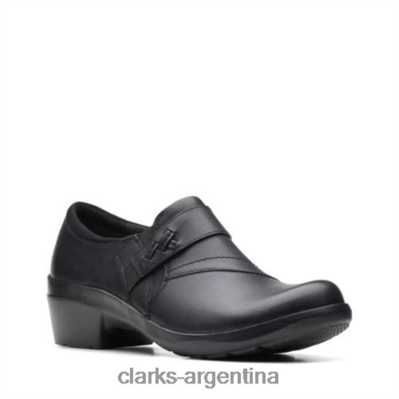 Clarks mujer 2FZPZ3894 angie perla cuero negro clarks cuero negro