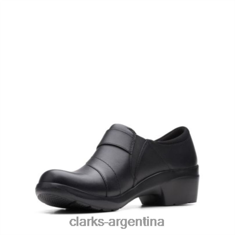 Clarks mujer 2FZPZ3894 angie perla cuero negro clarks cuero negro
