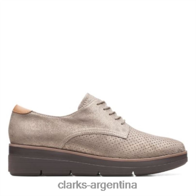Clarks mujer 2FZPZ3899 clarks shayllace platino platino