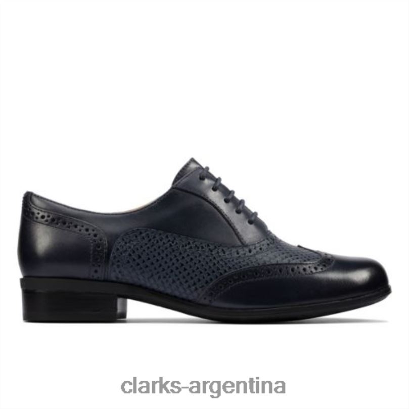 Clarks mujer 2FZPZ3921 clarks marino combi cuero hamble roble cuero combinado azul marino