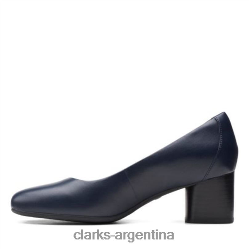 Clarks mujer 2FZPZ3942 vestido un cosmo clarks de cuero azul marino cuero azul marino