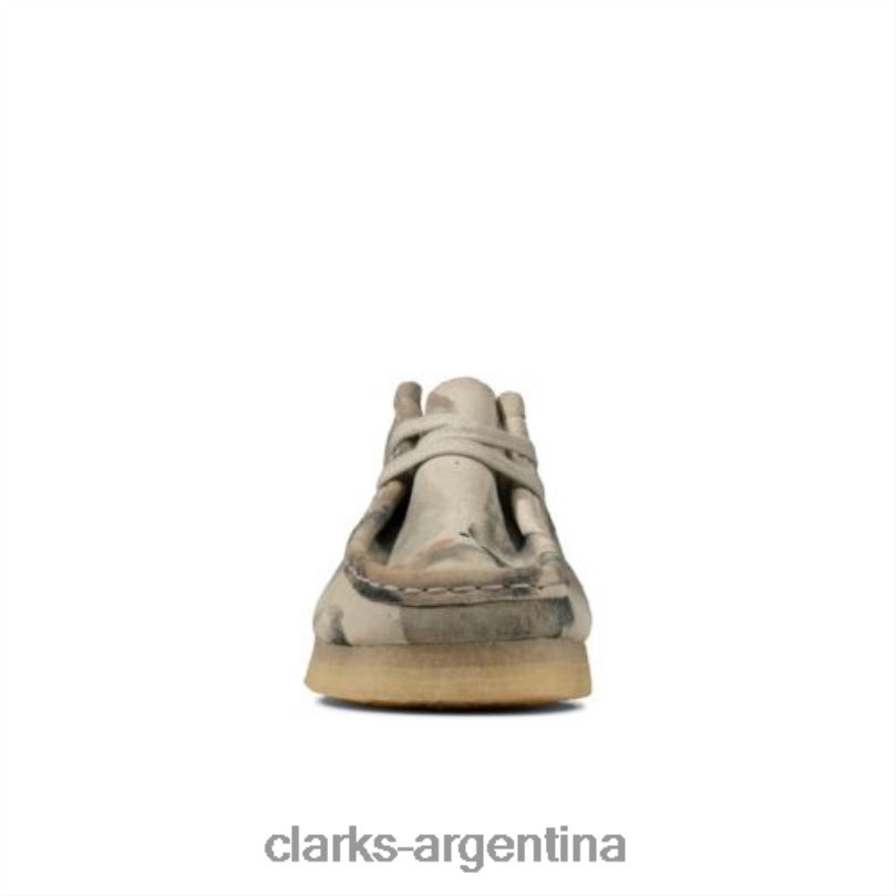Clarks mujer 2FZPZ3962 clarks wallabee camuflaje blanco roto camuflaje blanco roto