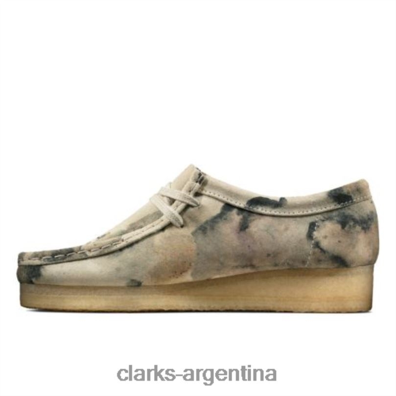 Clarks mujer 2FZPZ3962 clarks wallabee camuflaje blanco roto camuflaje blanco roto