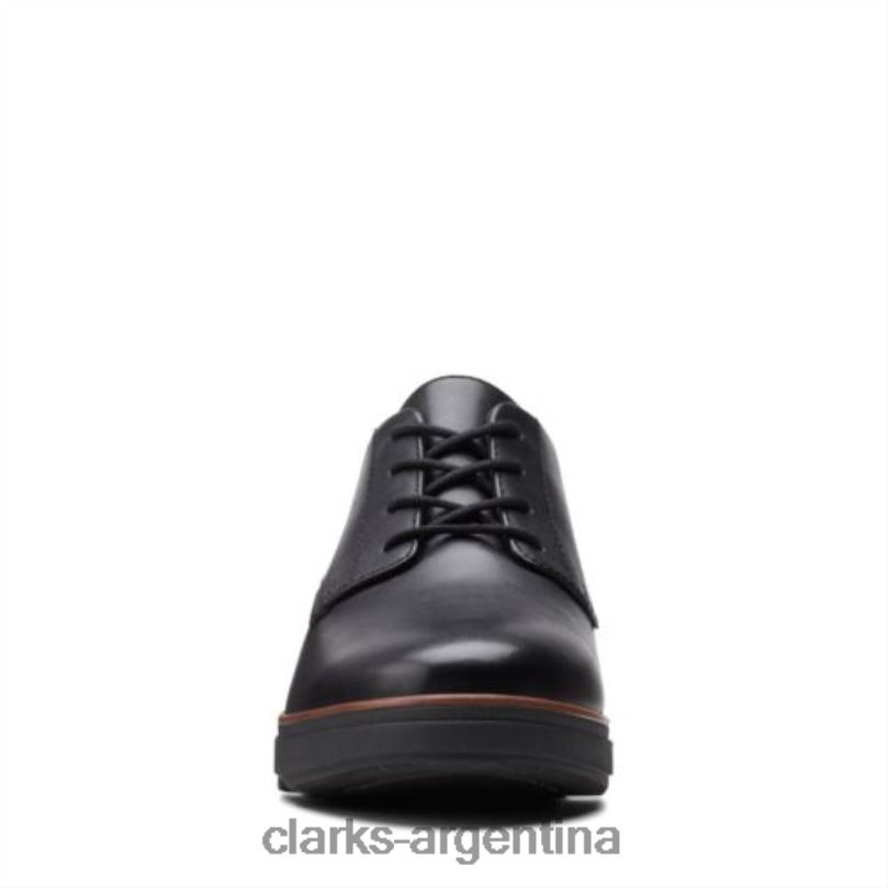 Clarks mujer 2FZPZ3988 Clarks Mazy Hyannis de cuero negro. cuero negro