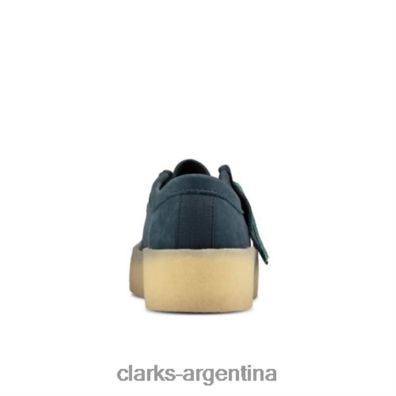 Clarks mujer 2FZPZ4000 taza clarks wallabee de nubuck azul nubuck azul