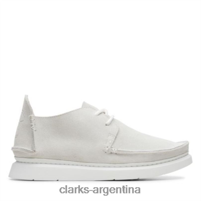 Clarks mujer 2FZPZ4002 clarks siete ante blanco gamuza blanca