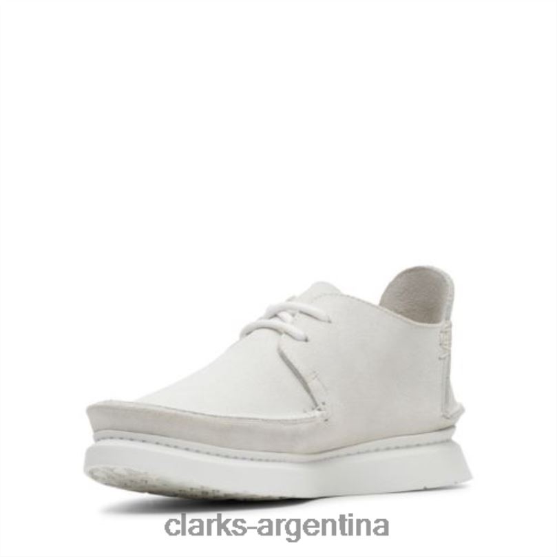 Clarks mujer 2FZPZ4002 clarks siete ante blanco gamuza blanca