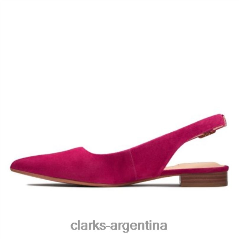 Clarks mujer 2FZPZ4014 clarks laina 15 sling ante fucsia gamuza fucsia