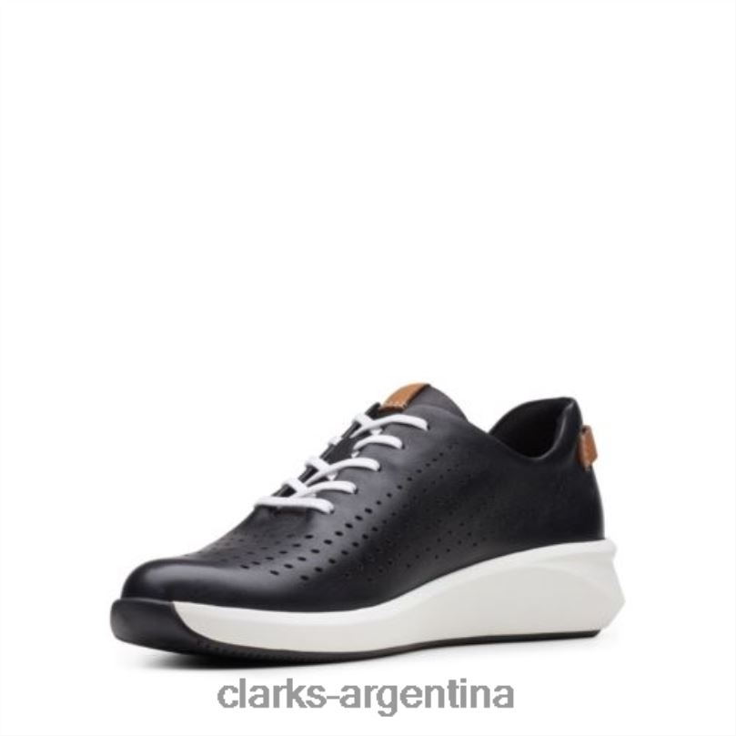 Clarks mujer 2FZPZ4021 corbata clarks un rio cuero negro cuero negro