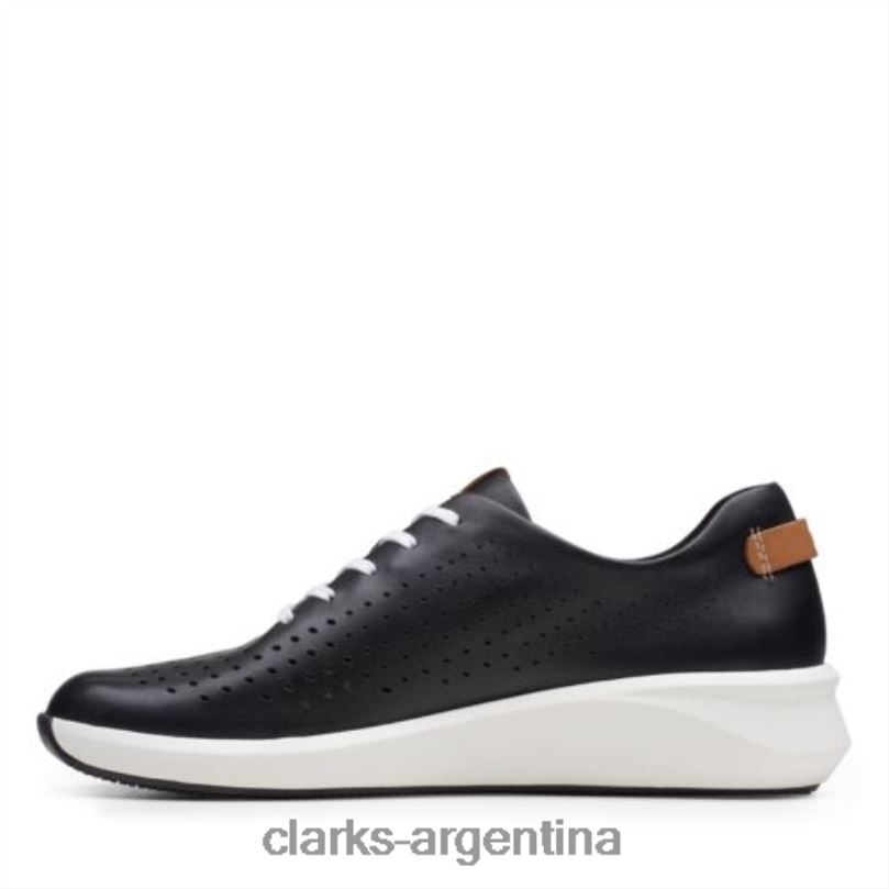 Clarks mujer 2FZPZ4021 corbata clarks un rio cuero negro cuero negro