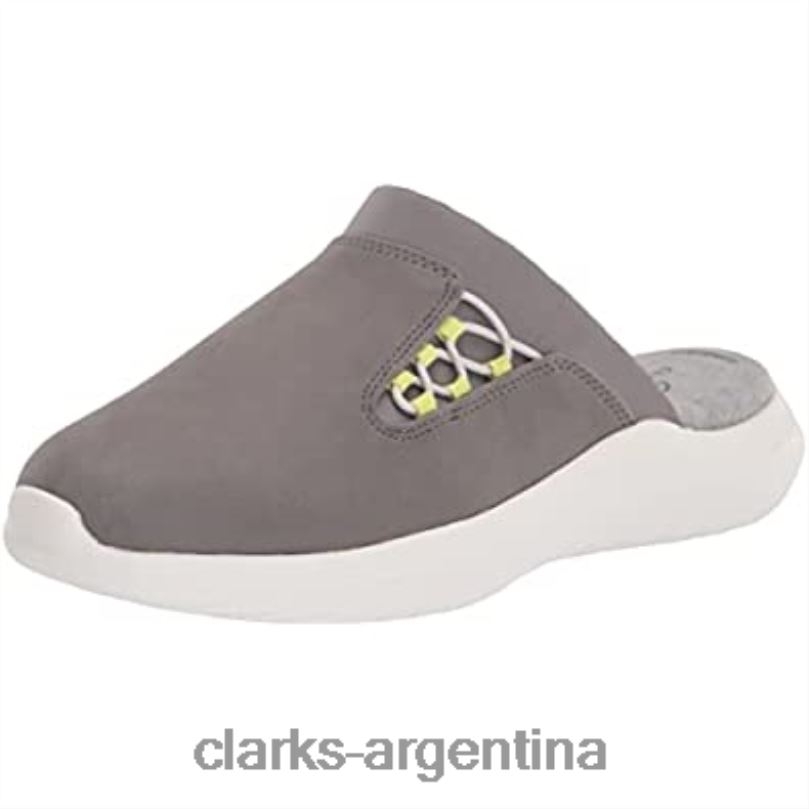 Clarks mujer 2FZPZ752 Mule clarks nova easy de textil gris para mujer textil gris