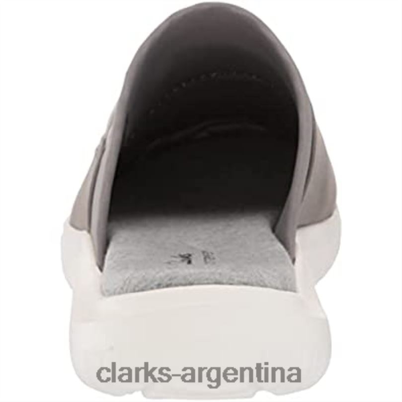 Clarks mujer 2FZPZ752 Mule clarks nova easy de textil gris para mujer textil gris