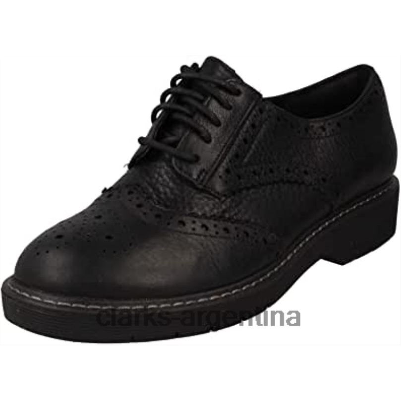 Clarks mujer 2FZPZ1384 Oxfords Clarks Witcombe Dawn para mujer negros negro