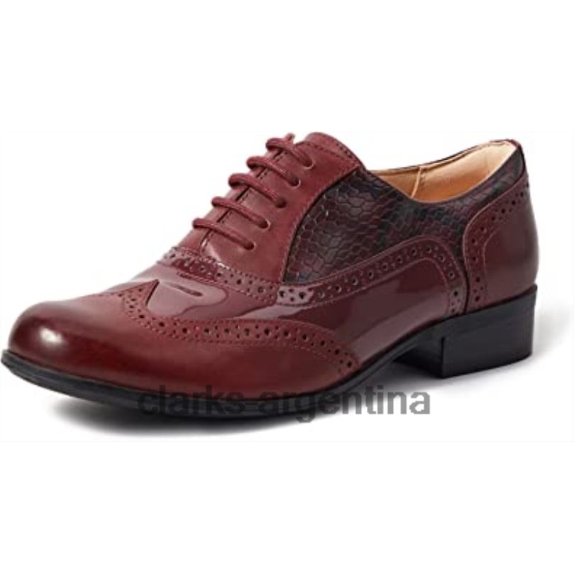 Clarks mujer 2FZPZ2872 merlot clarks hamble oak oxford para mujer merlot