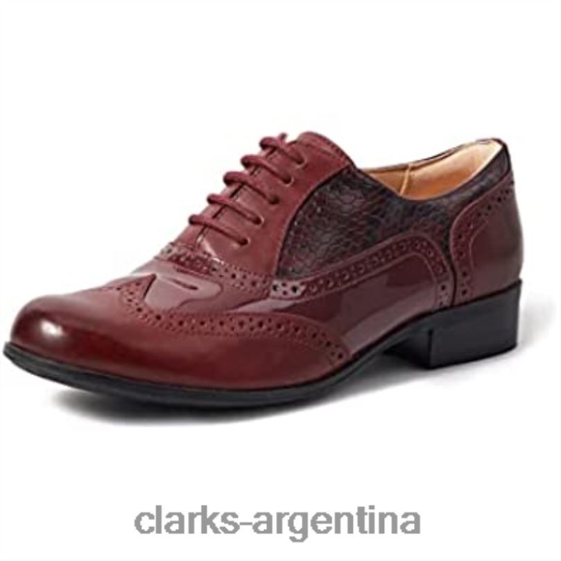 Clarks mujer 2FZPZ2872 merlot clarks hamble oak oxford para mujer merlot