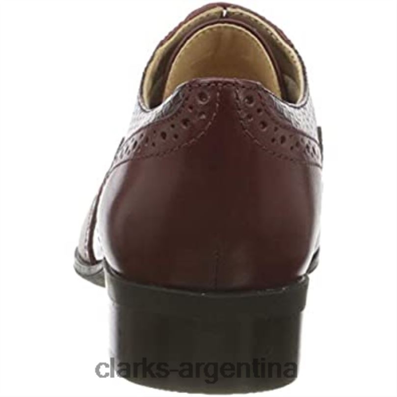 Clarks mujer 2FZPZ2872 merlot clarks hamble oak oxford para mujer merlot