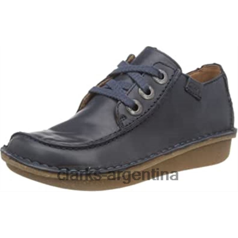 Clarks mujer 2FZPZ520 Clarks de cuero azul marino para mujer fun ny dream oxford