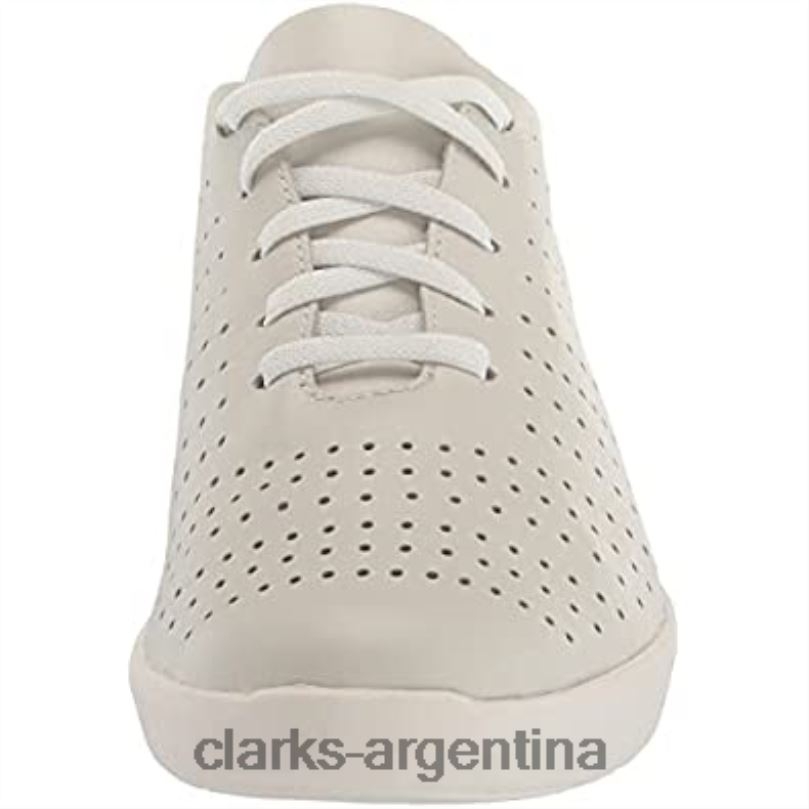 Clarks mujer 2FZPZ576 Clarks de cuero blanco para mujer kayleigh aster oxford cuero blanco