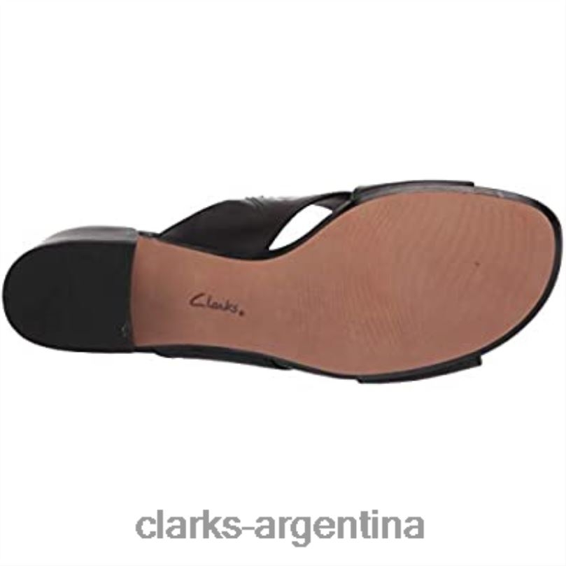 Clarks mujer 2FZPZ1052 Sandalia tacón caroleigh mujer piel negra clarks cuero negro