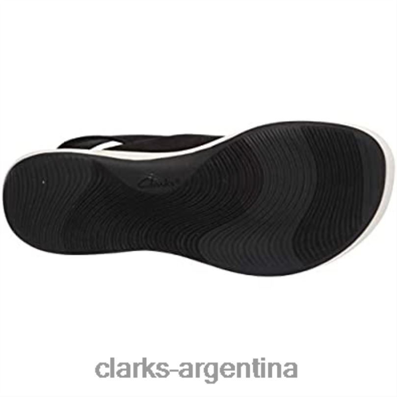 Clarks mujer 2FZPZ1111 sandalia mira arena mujer clarks negro textil textil negro