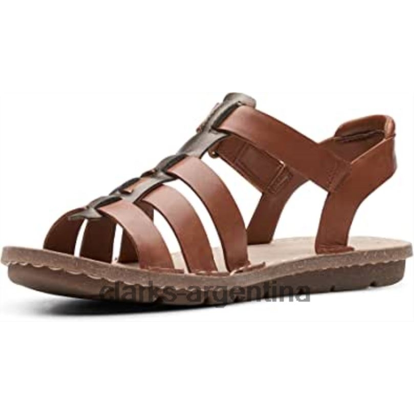 Clarks mujer 2FZPZ1375 sandalias con tira en el tobillo blake jewel para mujer clarks marrón marrón