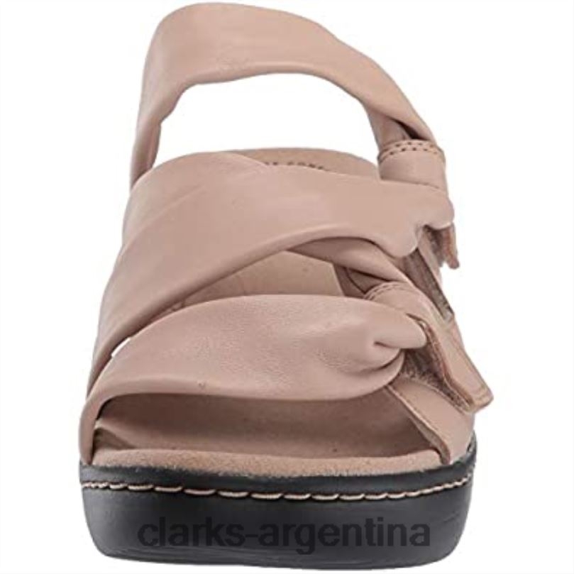 Clarks mujer 2FZPZ1440 Sandalia Clarks Delana Jazz de cuero rubor para mujer cuero rubor