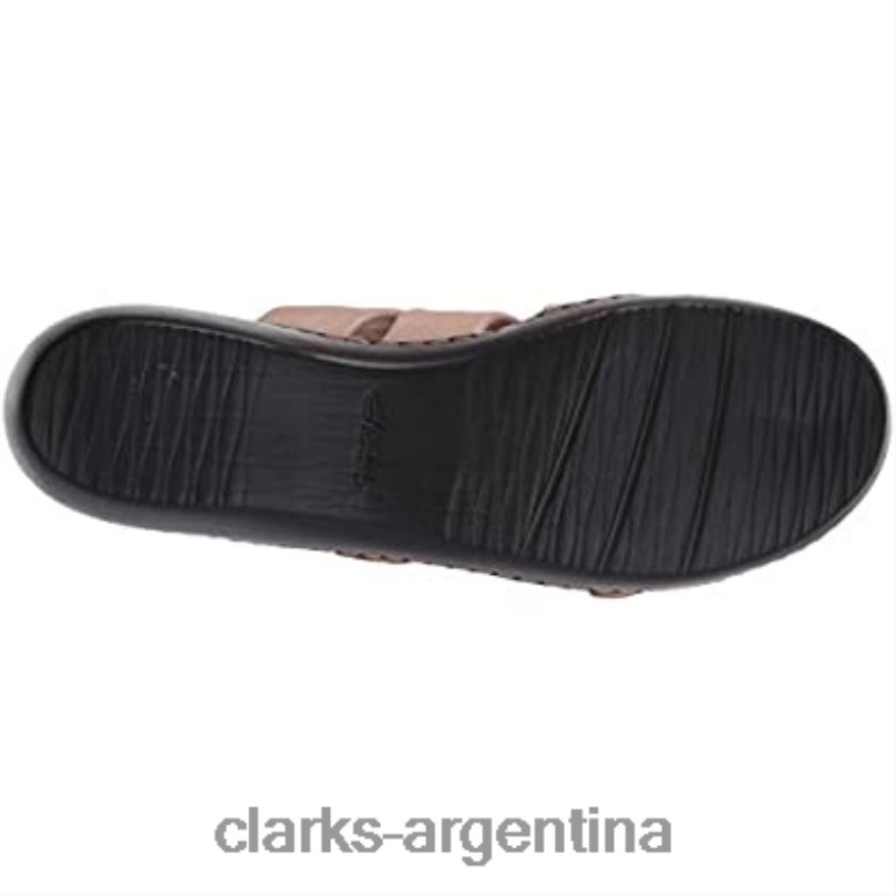 Clarks mujer 2FZPZ1440 Sandalia Clarks Delana Jazz de cuero rubor para mujer cuero rubor