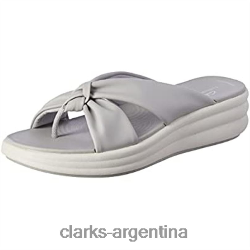Clarks mujer 2FZPZ1444 sandalias clarks drift ave gris claro para mujer gris claro