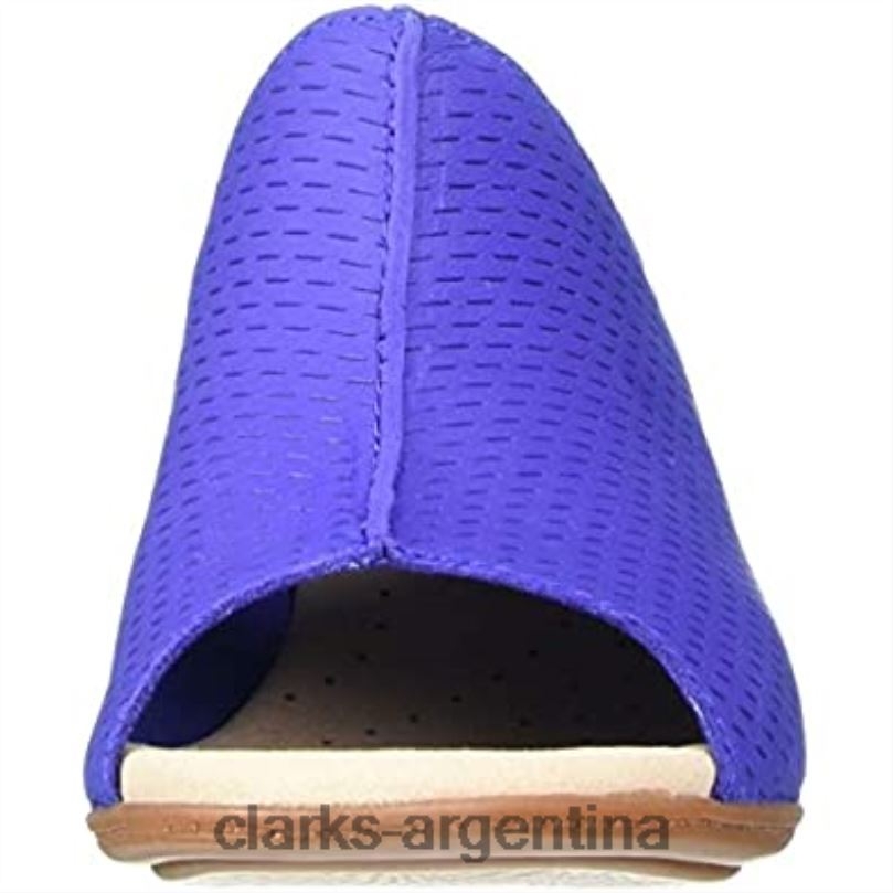 Clarks mujer 2FZPZ1469 sandalia de tacón caddy valarie para mujer clarks nubuck cobalto nubuck cobalto