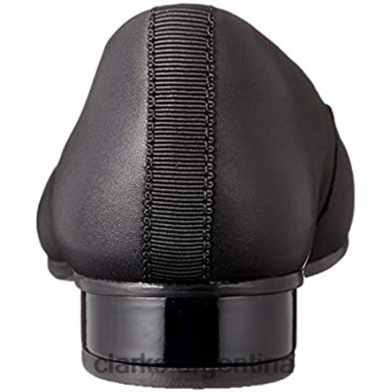Clarks mujer 2FZPZ1619 Sandalias con puntera cerrada Juliet Monte de Clarks para mujer en negro cuero negro cuero negro