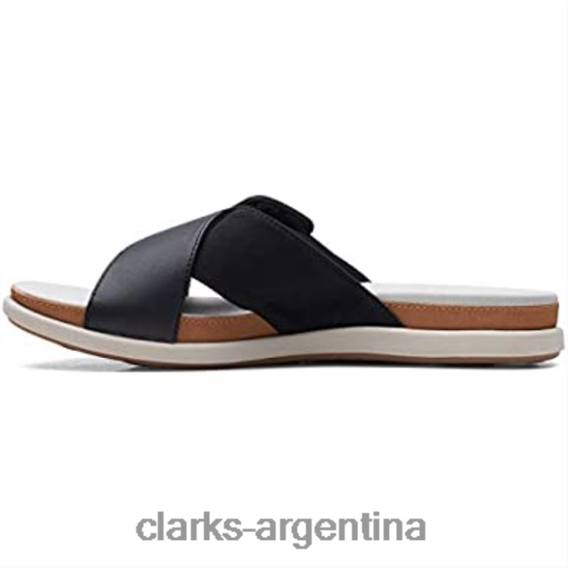 Clarks mujer 2FZPZ1859 Sandalia clarks eliza april slide de mujer sintética negra negro sintético