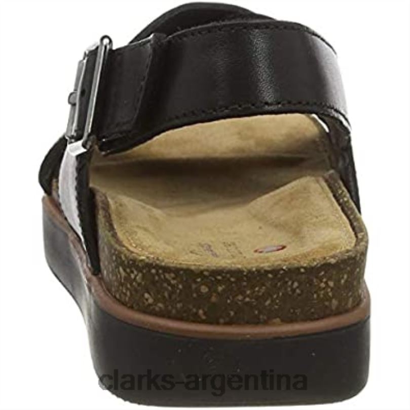 Clarks mujer 2FZPZ1947 Sandalia cruzada clarks elayne mujer negra cuero negro