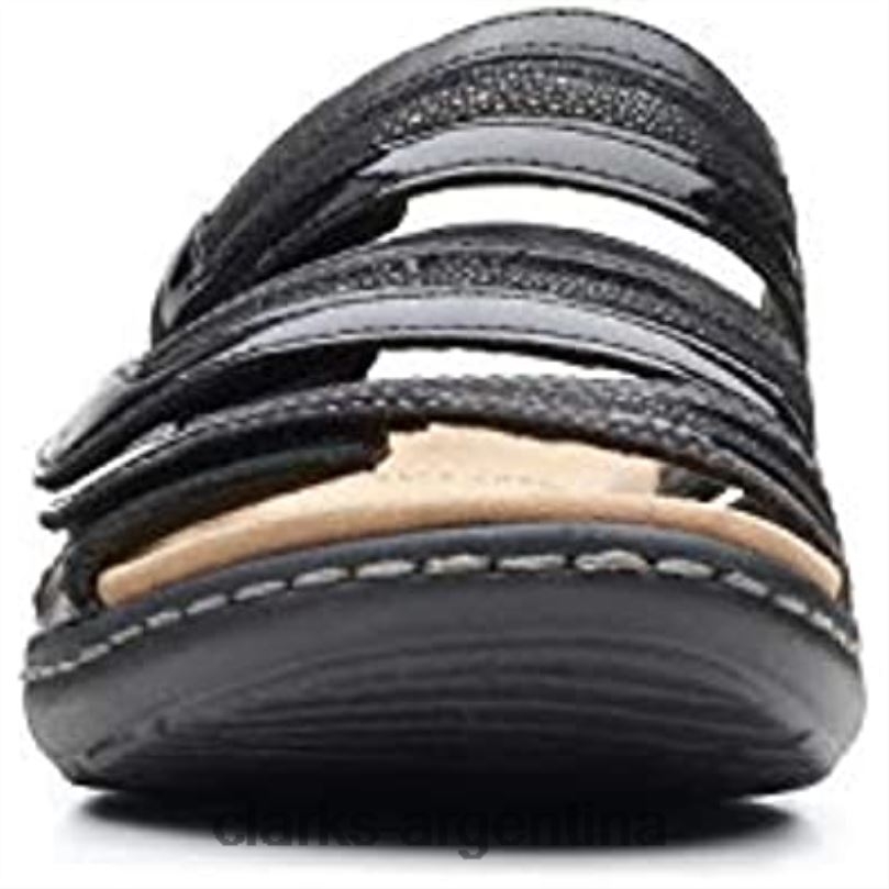 Clarks mujer 2FZPZ2008 Sandalia plana clarks mujer laurieann mara combi piel sintética negra combi sintetico cuero negro